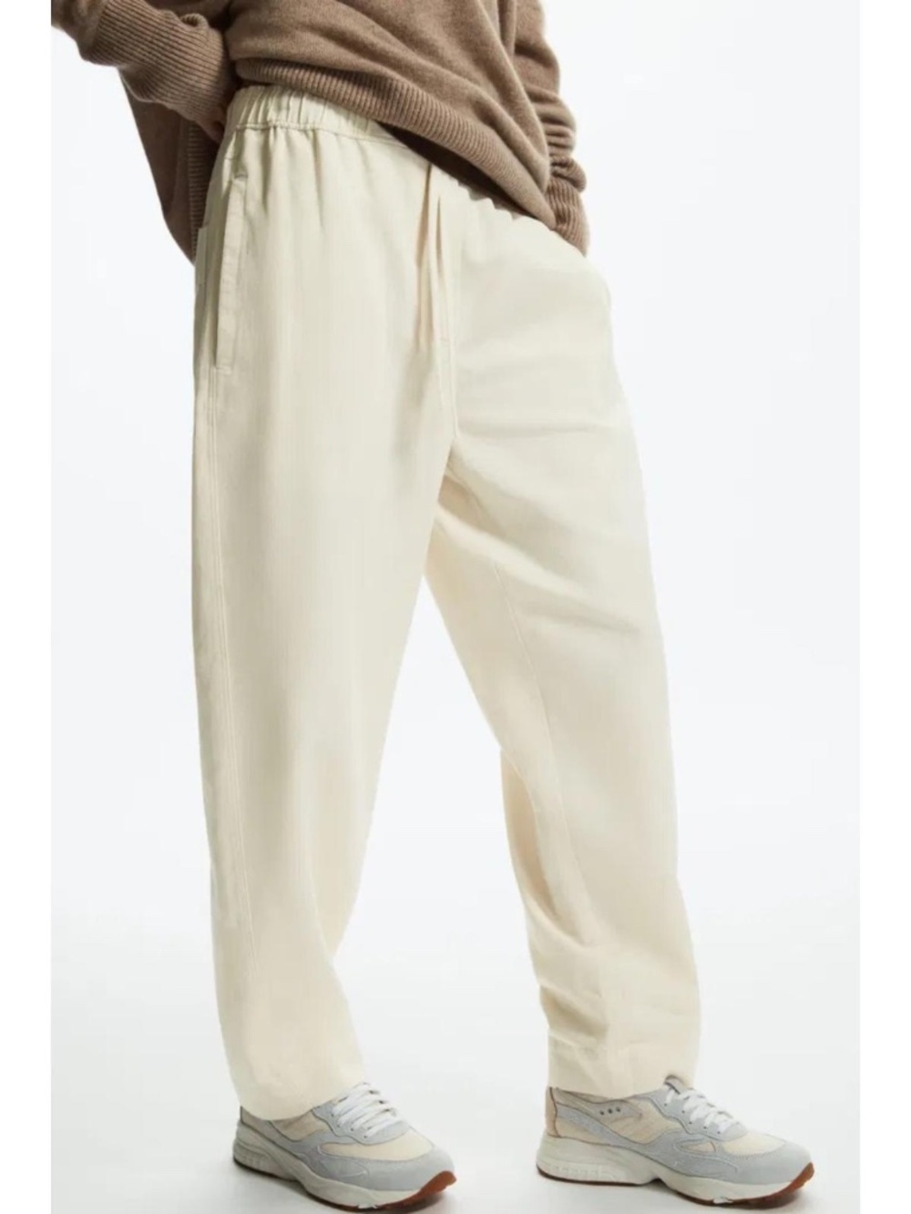 COS Barrel Leg Drawstring Trousers